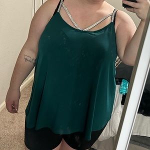 Torrid Sequined Cami Blouse